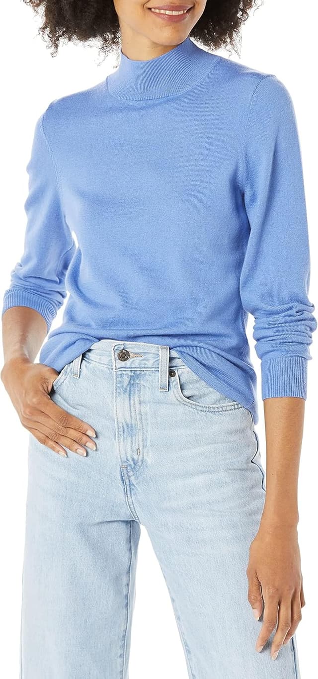 Thumbnail 6 de Amazon Essentials Damen leichter Pullover mit Stehkragen (in Übergröße erhältlich)