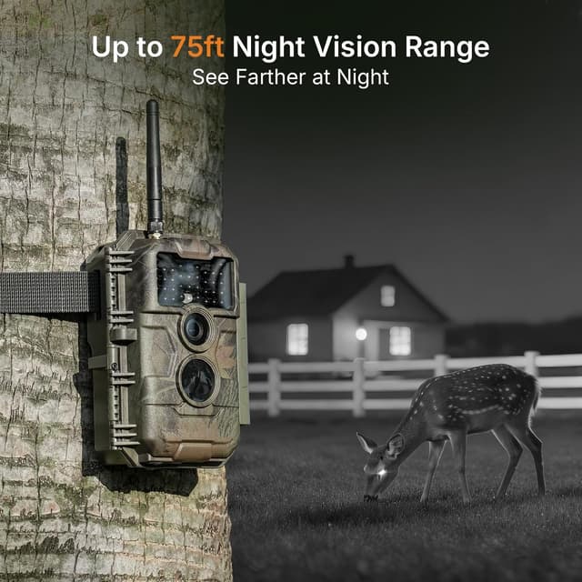 Detalle 2 de GardePro E6 WiFi Trail Camera 48MP