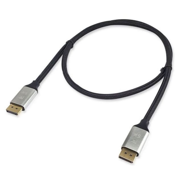 Detalle 2 de Equip Cable de Malla DisplayPort 1.4 8K 60Hz 1 m