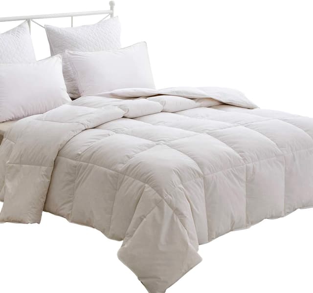 Detalle de HOMEFOUCS King Size 13.5 Tog Goose Feather & Down Duvet