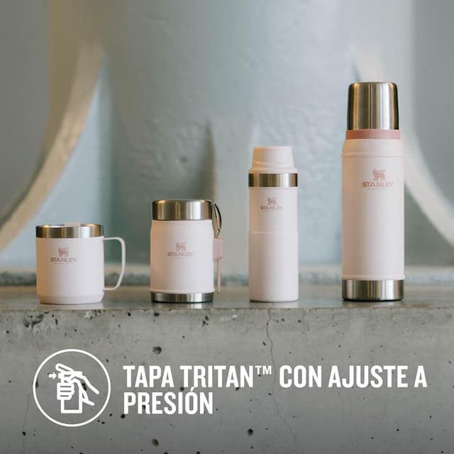 Thumbnail 4 de Stanley Classic Camp Mug Rosa - Termo café 0.35L, 3h frío