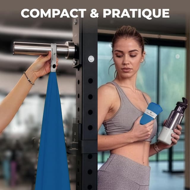 Thumbnail 4 de ZENACROSS Serviette Sport Microfibre Lot de 5