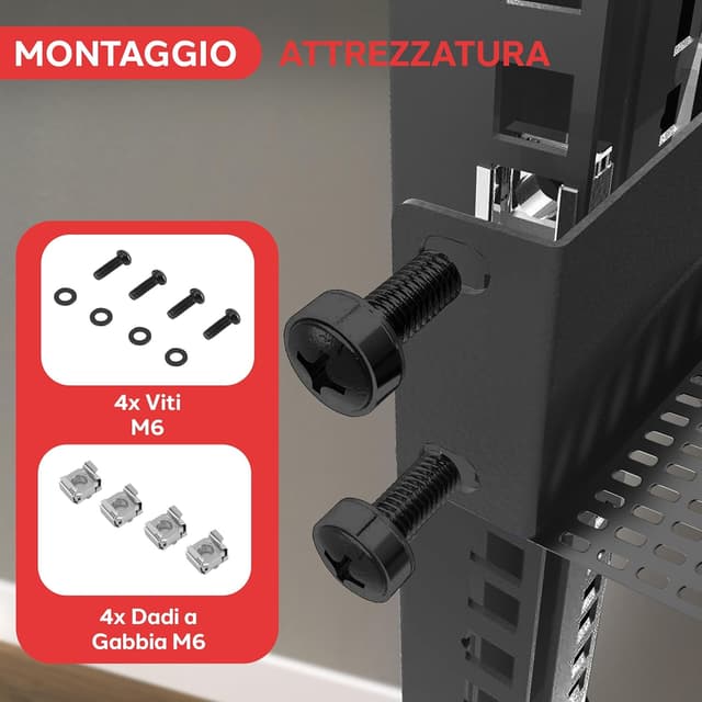 Detalle 2 de Mensole rack Pyle 48,3 cm 1U, 50 kg