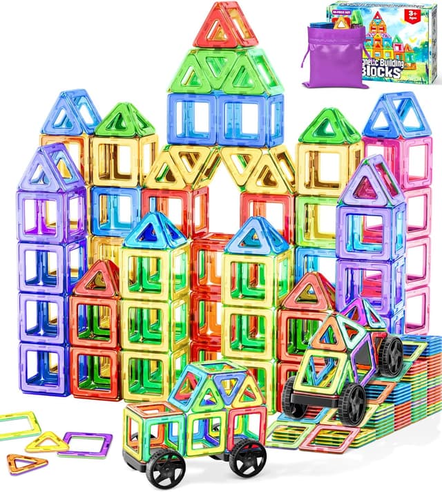 Detalle de COOLJOYA Bloques Magnéticos 50 piezas 🎲