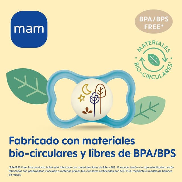Thumbnail 6 de MAM Air Chupete Ventilado que Brilla en la Oscuridad 🌙