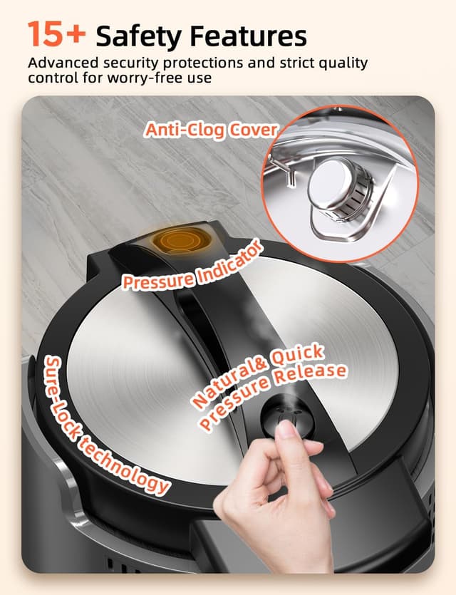 Thumbnail 6 de Nuwave Duet Pressure Cooker & Air Fryer 🍲