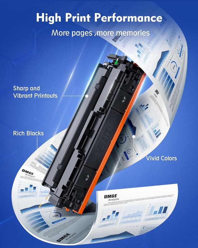 Thumbnail 5 de 215A Replacement Toner Cartridges 4-Pack 🖨