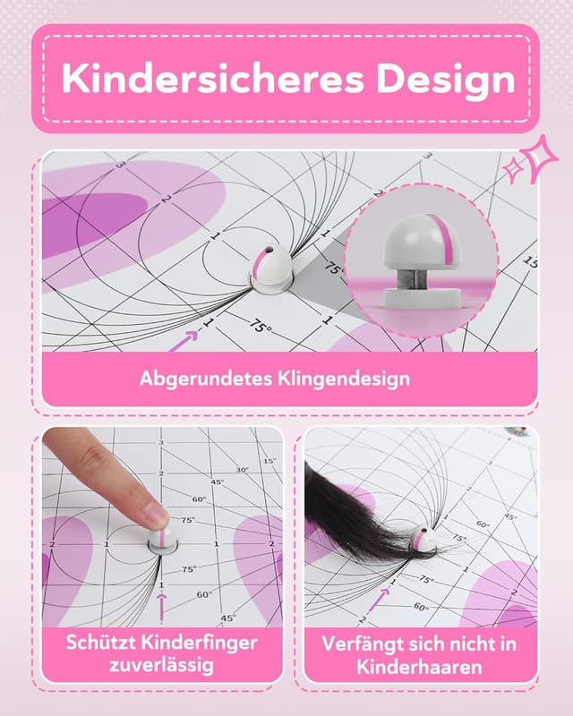 Detalle 2 de BEAVERBOT Kartonschneider Kinder-Spielzeug ab 3 Jahren (Pink) – klingenlose DIY-Werkzeug für STEM & STEM/STEAM