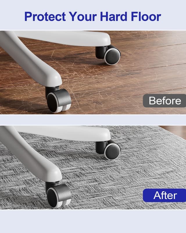 Thumbnail 6 de Delamu 30"×48" Office Chair Mat for Hardwood Floors