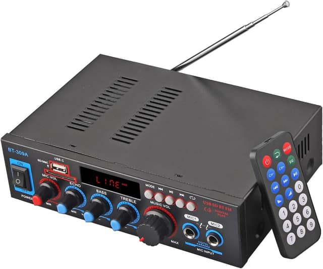 Detalle de PROZOR 40W+40W Amplificateur stéréo Bluetooth