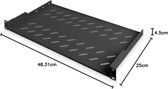 Detalle 2 de DIGITUS Estante 19 pulgadas 1U negro