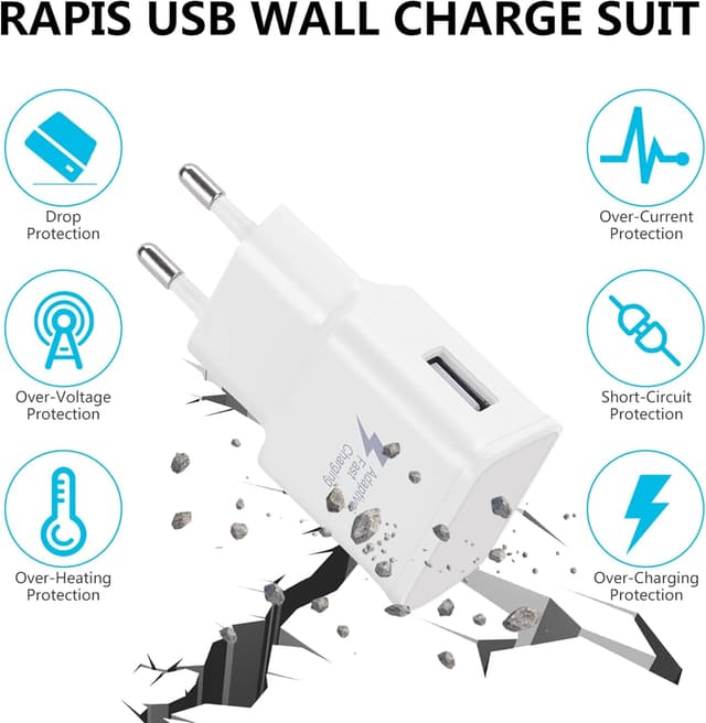 Detalle de Chargeur USB Type C 1,5 m S8 S9