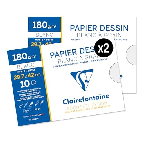 Detalle de Pochettes Clairefontaine 96185AMZC pour arts plastiques