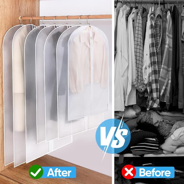 Thumbnail 5 de BALEINE 60" Translucent Garment Bags 12PK