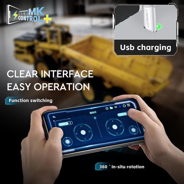 Thumbnail 4 de Mould King 17010 Dumper articulé 6x6 1888 pièces