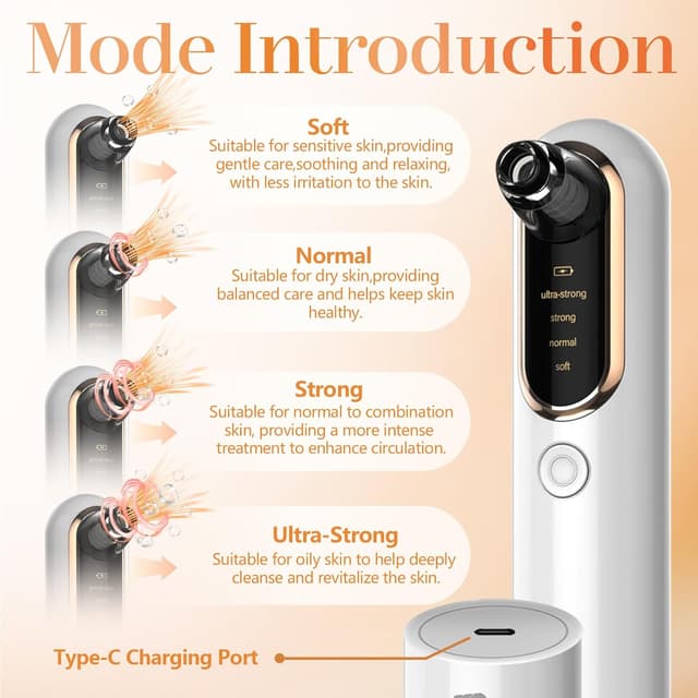 Thumbnail 1 de Yccu Mitesserentferner Porensauger Gesichtsreiniger