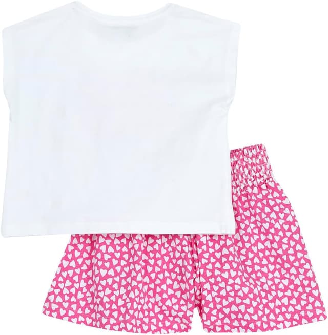 Detalle 2 de Completo Chicco cotone bimba con stampa cuoricino