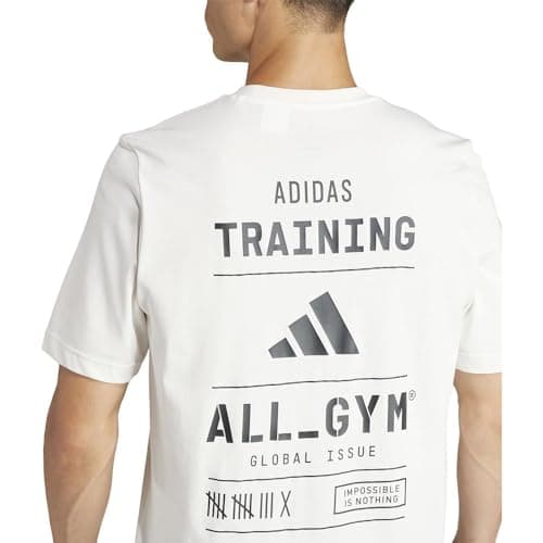 Thumbnail 4 de adidas AEROREADY Graphic Tee para Hombre - Chalk White