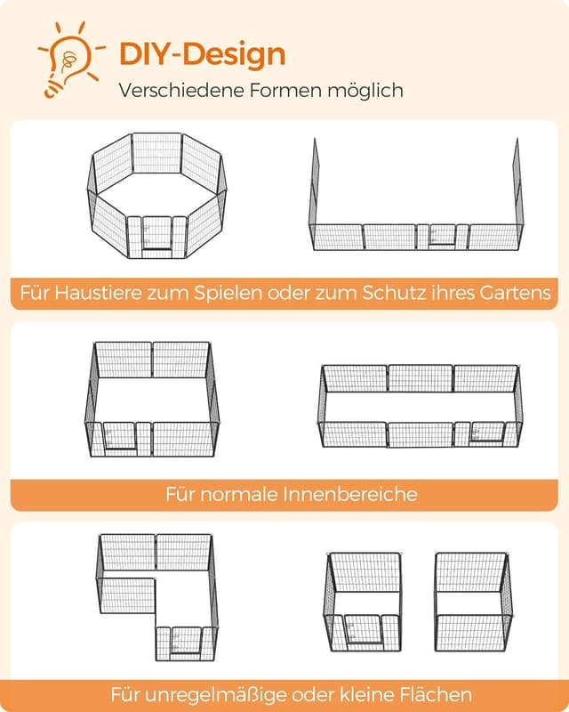 Thumbnail 2 de Feandrea PPK88H Freilaufgehege 8×77x80 cm