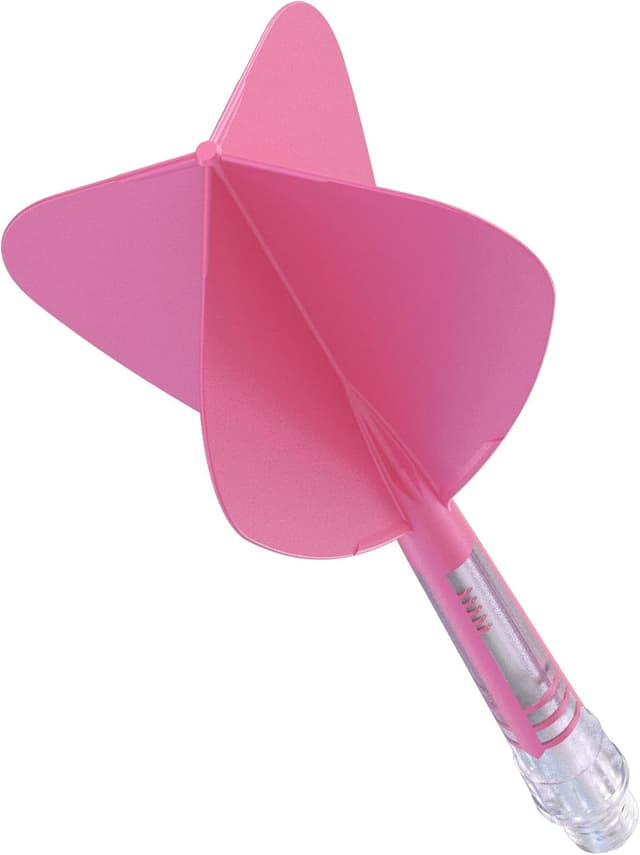 Detalle de CUESOUL Rost T19 en carbone (tige + vols intégrés) forme cerf-volant, lot de 3