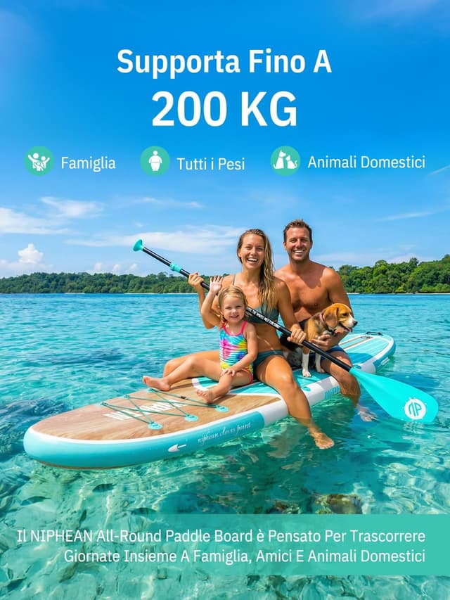 Detalle de Niphean SUP gonfiabile 320 cm per adulti