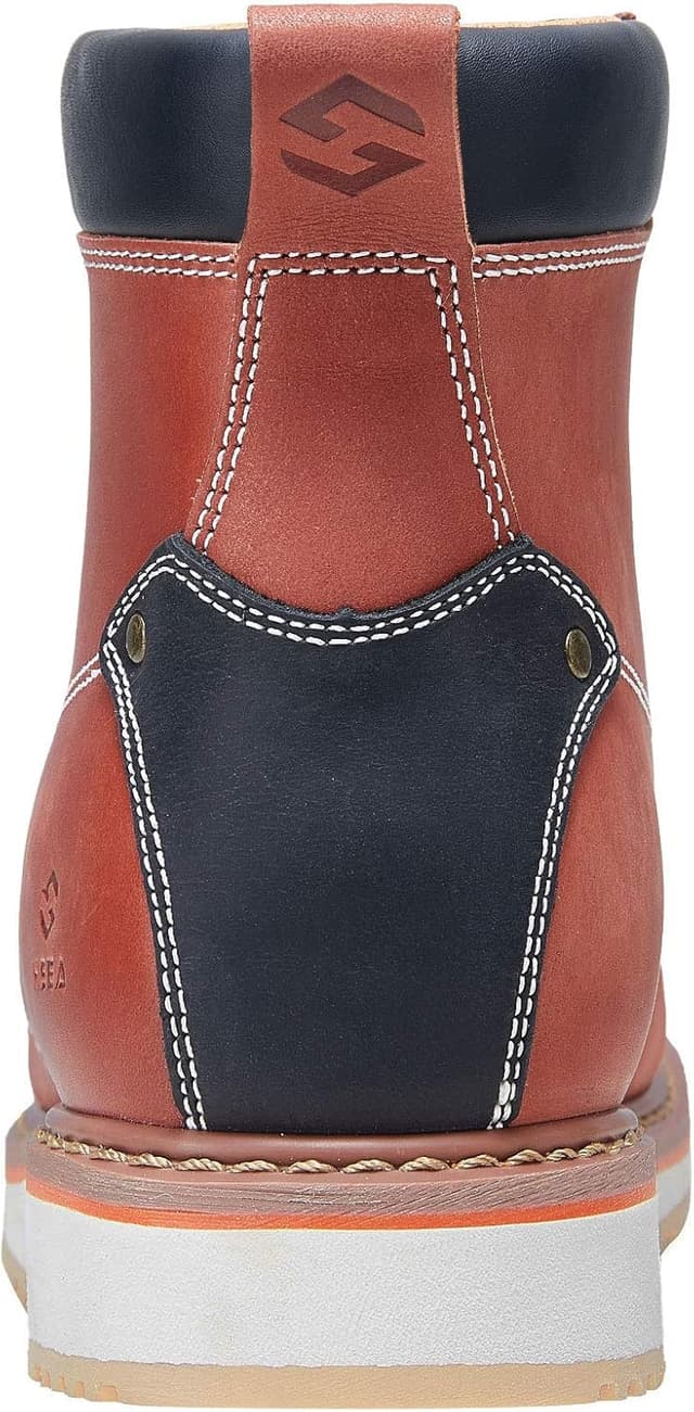 Detalle 2 de HISEA NINGO Men’s 6-Inch Work Boots with Composite/Soft Toe, Water-Resistant Slip-Resistant Industrial Boots