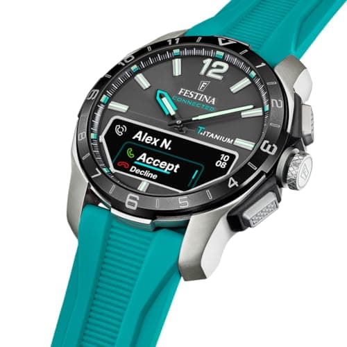 Detalle 2 de Festina Reloj Inteligente Híbrido Hombre Connected D F23000/5 (analógico) de caucho azul