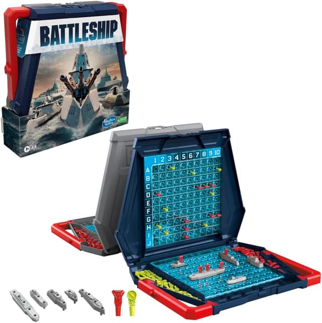 Detalle de Hasbro Battleship Klassisches Brettspiel ab 7 Jahren 🎲