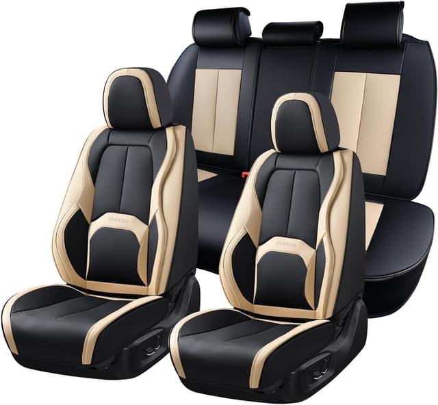 Imagen de Coverado Leather Car Seat Covers Full Set en OfertitasTOP