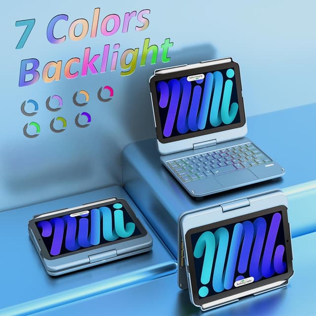 Thumbnail 6 de TaIYanG Keyboard Case for iPad mini 7 A17 Pro, 8.3" 🧑