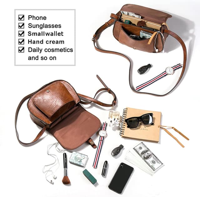Detalle 1 de Crossbody satchel bag 23.5cm AFKOMST