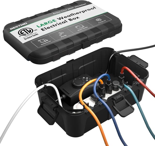 Imagen de RESTMO Extra Large Waterproof Electrical Box 12.6in en OfertitasTOP