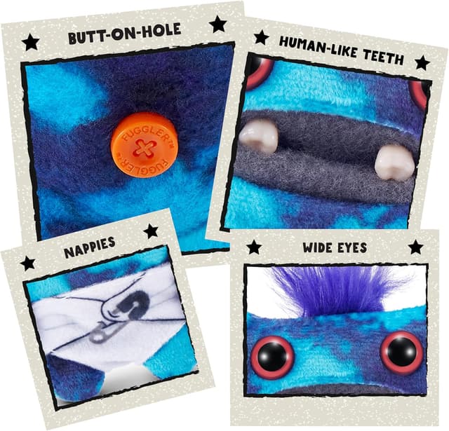 Thumbnail 6 de Fuggler Baby Fugg di ZURU 4" Funny Ugly Monster – peluche da collezione (3 Pack)