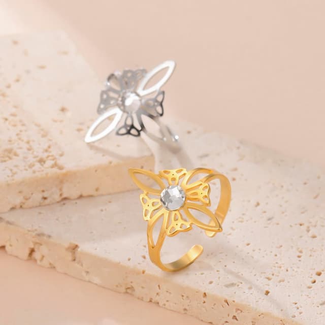 Thumbnail 6 de Dreamtimes Hexenknoten-Ring aus Edelstahl für Frauen – keltisches Symbol, verstellbar, offen (Wicca/Amulettschmuck)