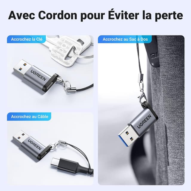 Thumbnail 6 de Adaptateur USB-C vers Type A 3.0 UGREEN ⚡