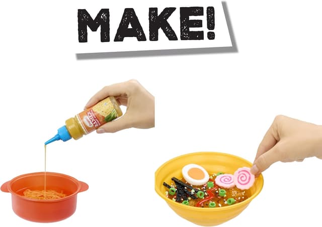 Detalle 2 de Slime Life Ramen DIY Slime Kit (Ages 8+) — Unboxing Ingredients to Make, Smash, and Stretch Your Food Slime