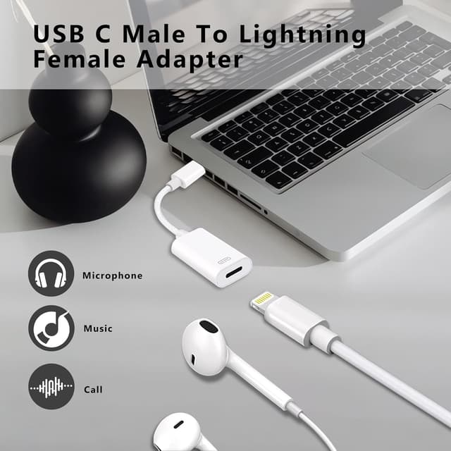Thumbnail 2 de USB C to Lightning Audio Adapter