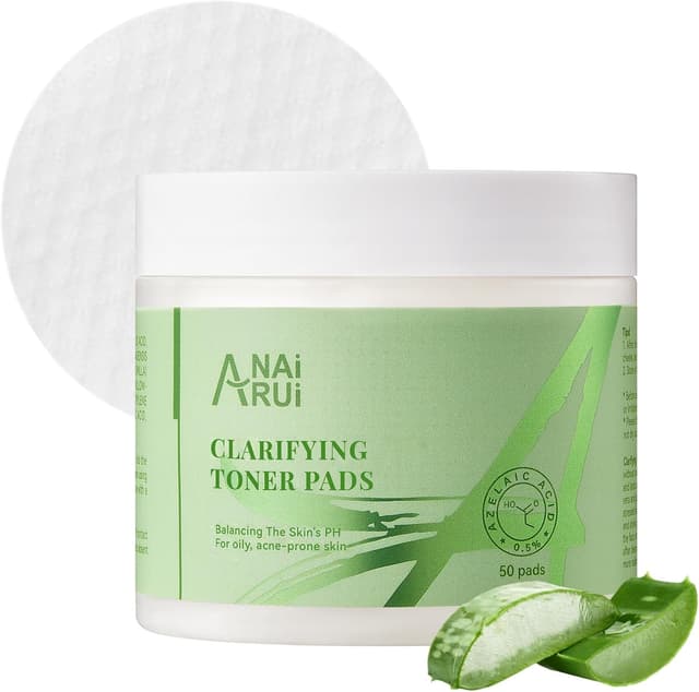 Detalle de ANAiRUi Clarifying Toner Pads con acido azelaico e BHA (acido salicilico), 50 pezzi