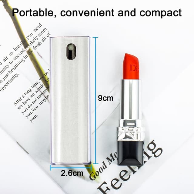 Detalle 2 de walrfid Car Screen Cleaner Spray + Touchscreen Cleaning Brush Kit (10 ml solution, microfiber cloths)