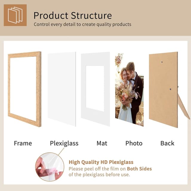 Thumbnail 2 de A4 Picture Frame Set of 3