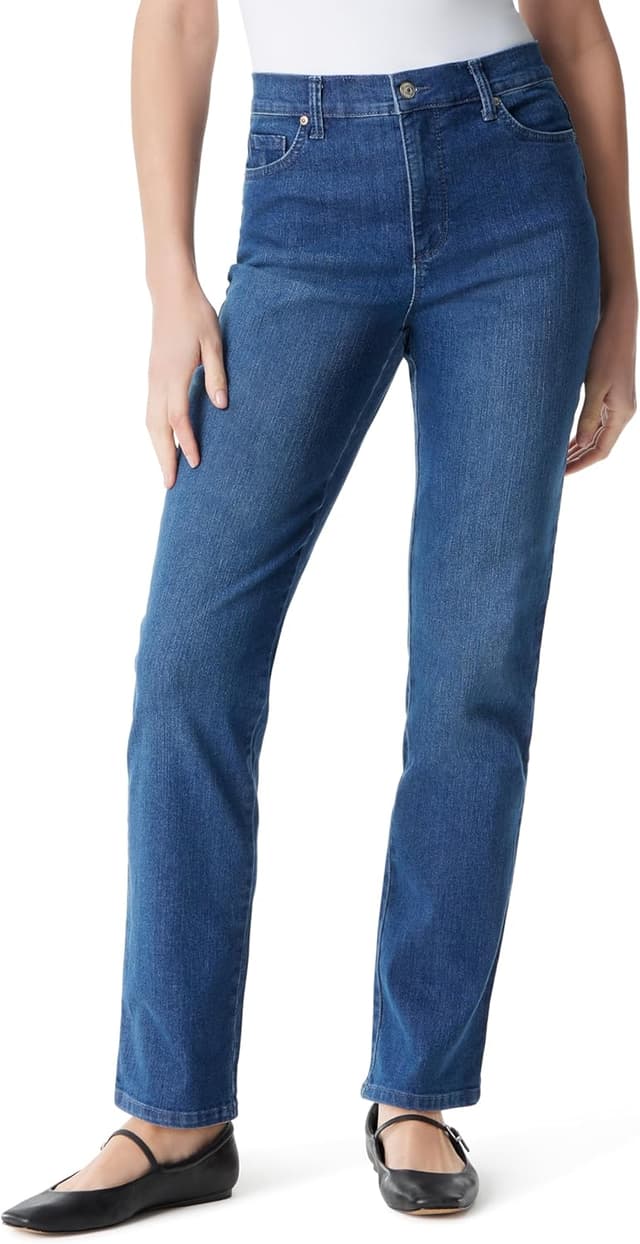 Detalle de Gloria Vanderbilt Amanda Tapered Jeans for Women