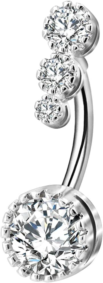 Detalle de OUFER piercing nombril 316L zircone