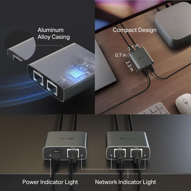 Thumbnail 4 de TP‑Link EH210 Gigabit Ethernet splitter 1000Mbps