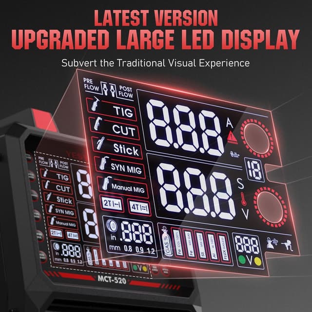 Thumbnail 2 de YESWELDER MCT-520 200A Multi‑Function Welder