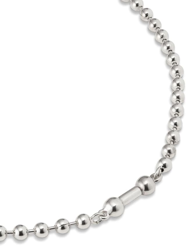 Detalle de UNOde50 court collier en plaqué argent