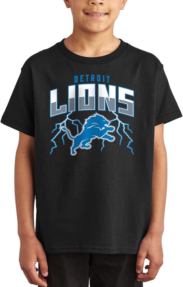 Detalle de Junk Food x NFL Team Lightning Kids Fan Tee (Officially Licensed) for Boys & Girls