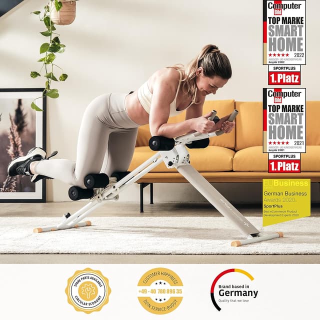 Detalle de SportPlus Bauchtrainer mit 3 oder 4 Winkeln