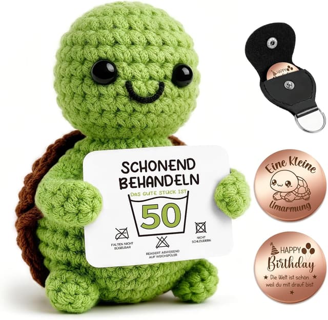 Imagen de Positive Schildkröte 50. Geburtstag Pocket Hug en OfertitasTOP