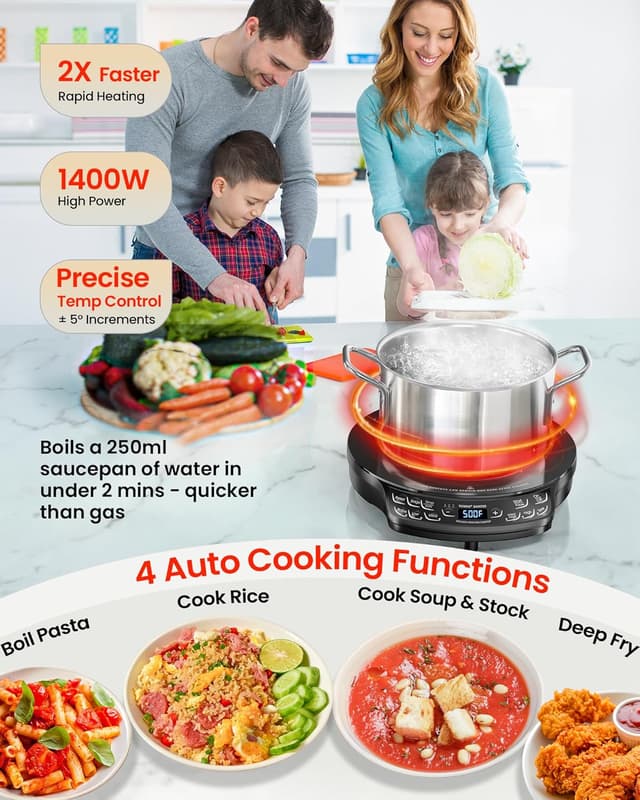 Thumbnail 3 de Nuwave Diamond Induction Cooktop 91 Temps