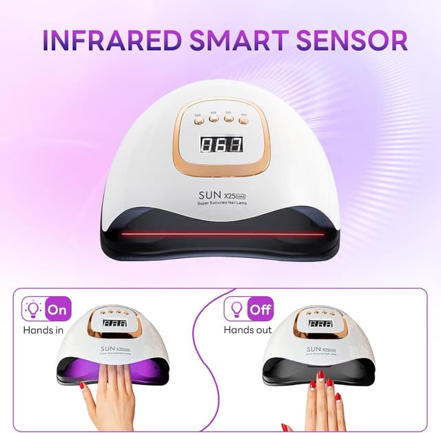 Thumbnail 1 de Timpou 380W UV LED Nail Lamp — 81 LEDs 💅